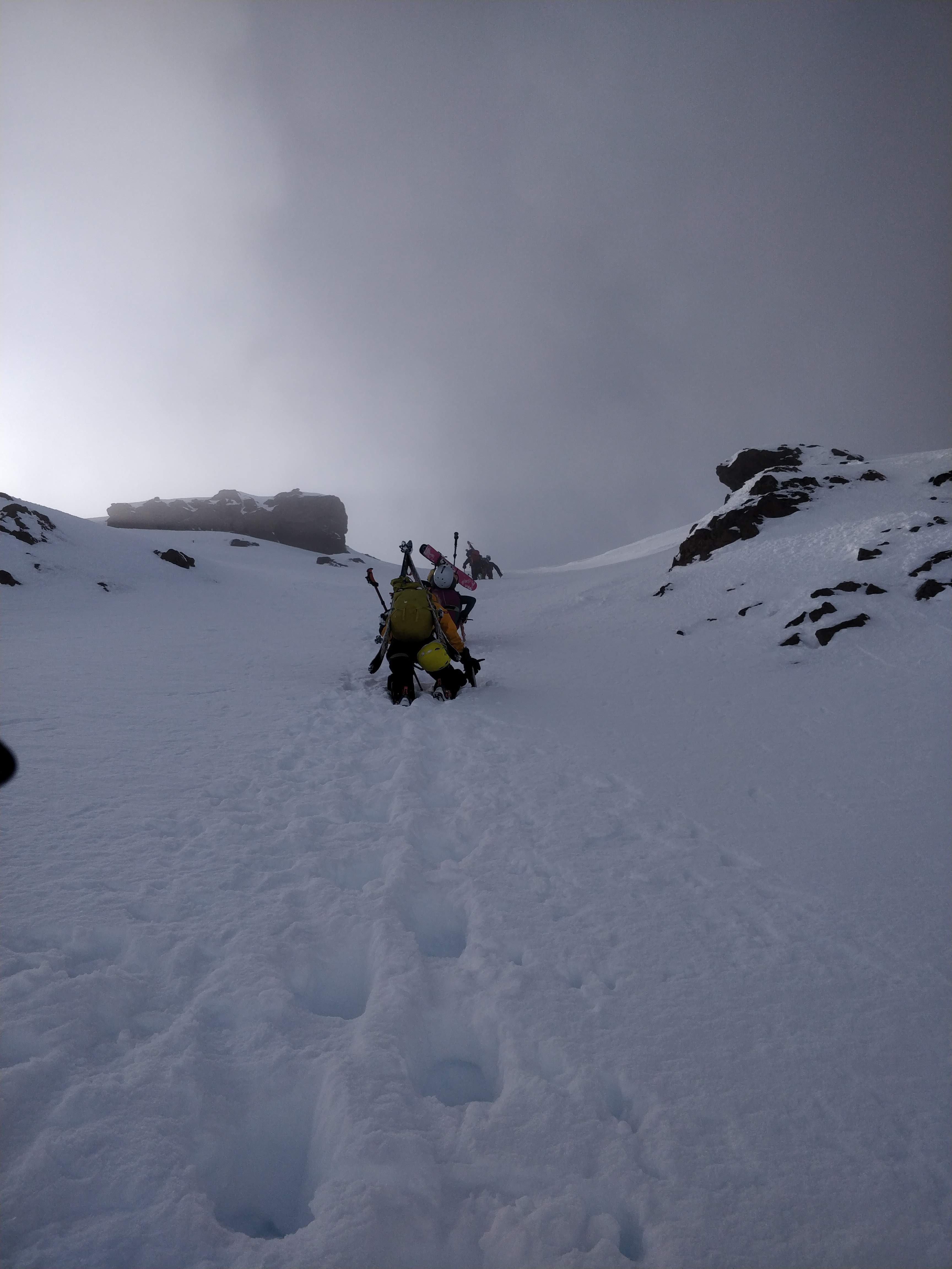 Approaching the Summit of Mt. Garibaldi
