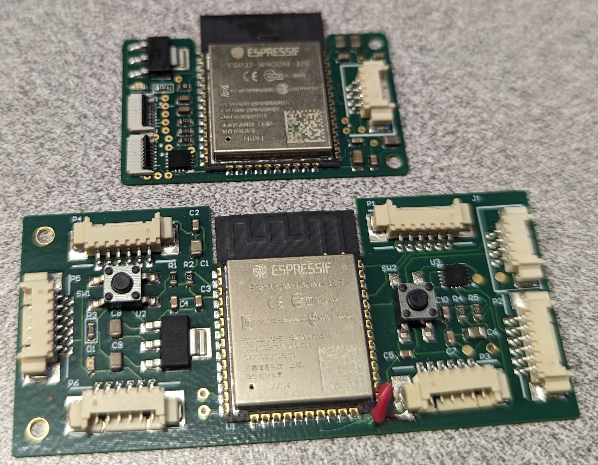 Old and new PCBs